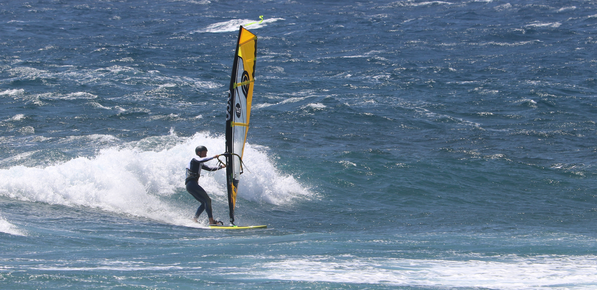 Windsurfing at El Medano in Tenerife –– the best feeling in the world...